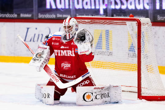 Timrås målvakt Jacob Johansson