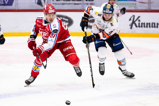 Timrås Anton Wedin och Växjös Keegan Lowe