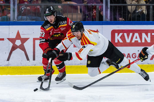 Luleås Jesper Sellgren och Brynäs Dmytro Timashov