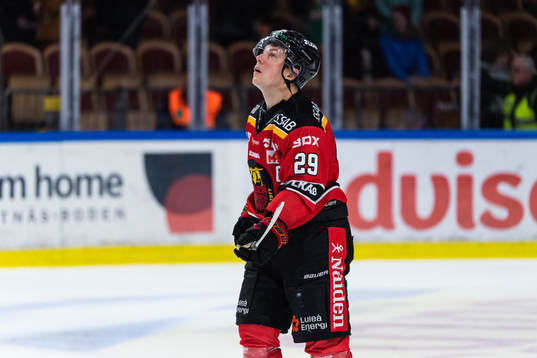 Luleås Erik Gustafsson deppar