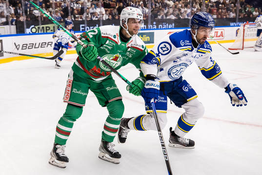 Rögles Daniel Zaar och Leksands Marek Hrivik