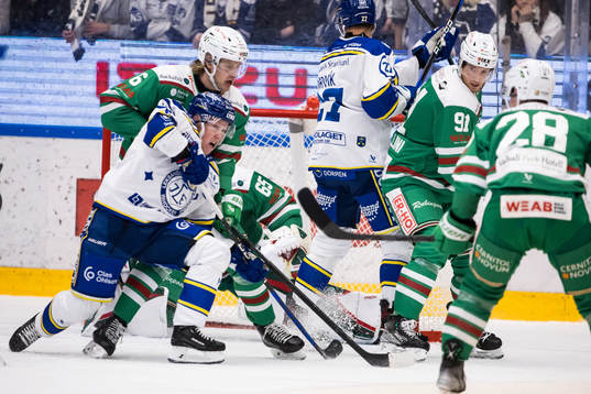 Leksands Kalle Östman och Rögles Adam Tambellini