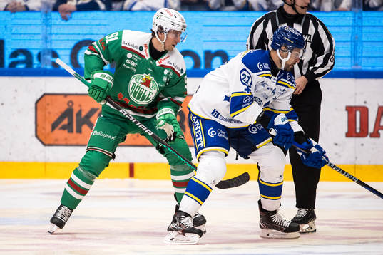 Rögles Adam Tambellini och Leksands Marek Hrivik