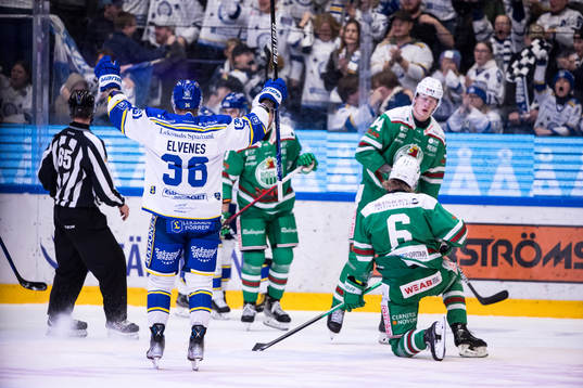 Leksands Lucas Elvenes jubel