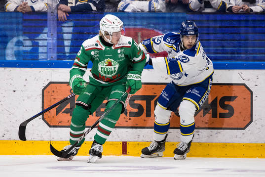 Rögles Theodor Niederbach och Leksands Jesper Kandergård