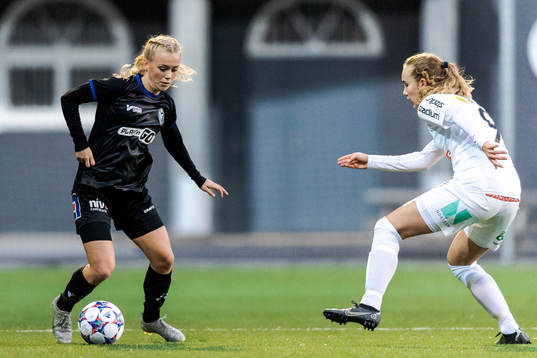 Växjös Thea Öhman och Brommapojkarnas Smilla Lönn