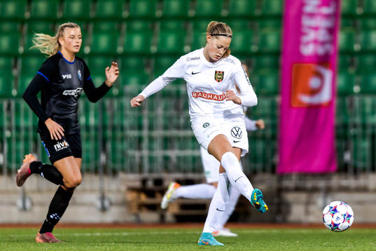 Växjös Matilda Nivard och Brommapojkarnas Sofia Norrby