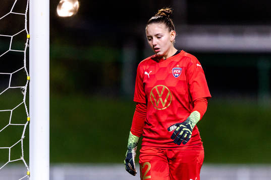 FC Rosengårds målvakt Matilda Söderblom deppar