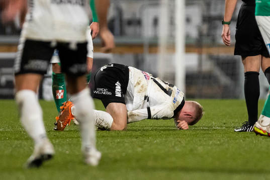 Örebros Valgeir Valgeirsson deppar