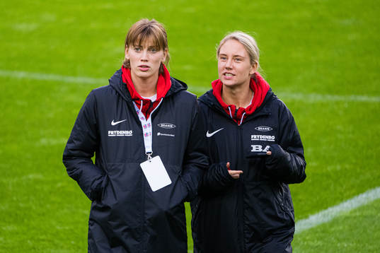 Rakel Engesvik and Lisa Fjeldstad Naalsund of Brann