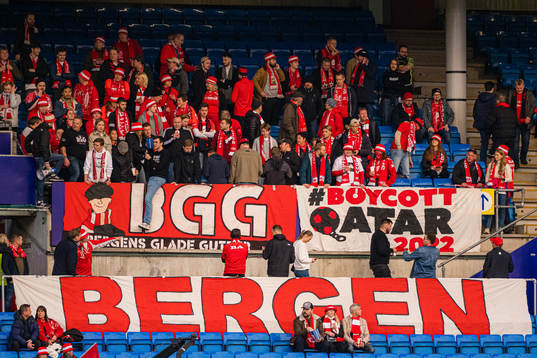 Spectators in the stands