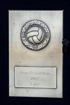Damallsvenskan 2022 silverplakat