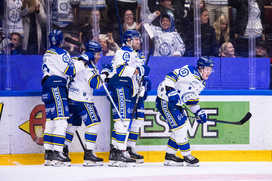 Leksands Kalle Östman jubel