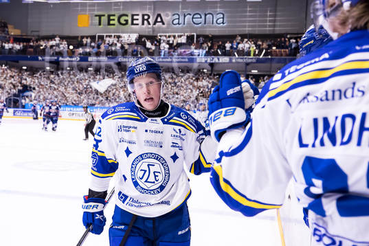 Leksands Kalle Östman jubel