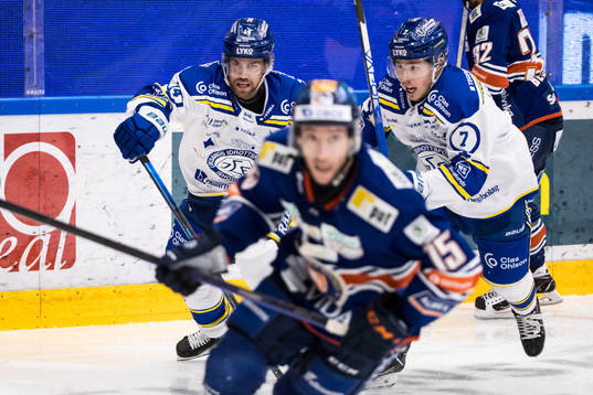 Leksands Oskar Lang och Leksands Marcus Karlberg