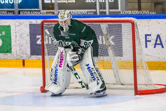 Färjestads målvakt Matthew Tomkins