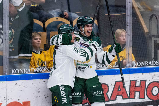 Färjestads Marcus Nilsson jublar
