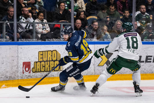 HV71s Sam Vigneault och Färjestads Remi Elie