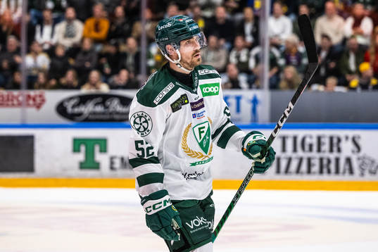 Färjestads August Tornberg  deppar