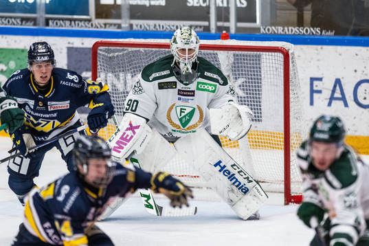 Färjestads målvakt Matthew Tomkins