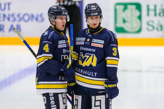 HV71s Emil Andrae och HV71s Daniel Glad