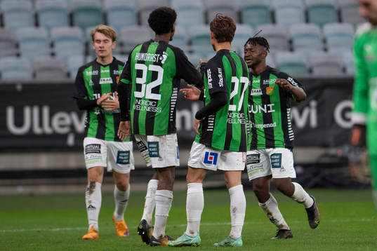 GAIS spelare jublar