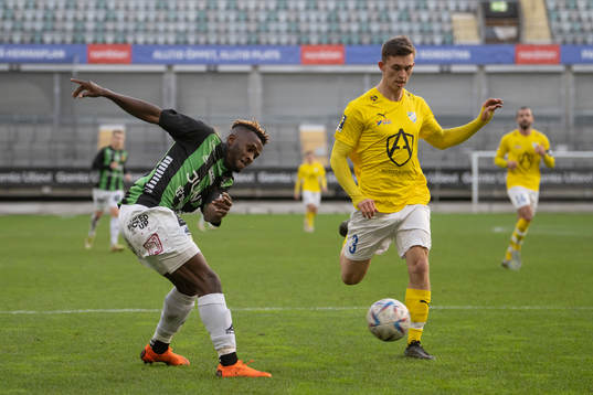 GAIS Richard Friday  ochI FK Malmös Elliot Lindquist