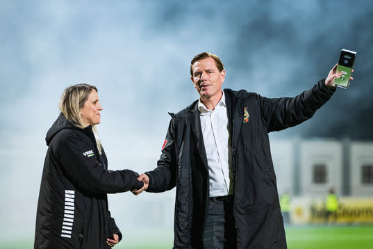 Brommapojkarnas tränare Christer Mattiasson