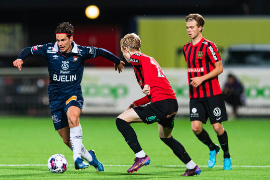Örgrytes Kevin Ackermann och Brommapojkarnas Theo Bergvall