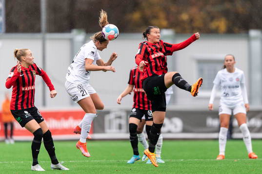 FC Rosengårds Karin Lundin och Brommapojkarnas Frida