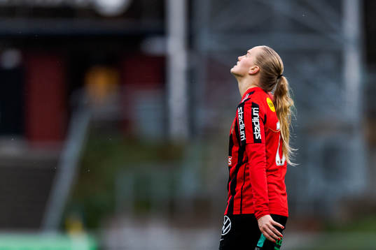 Brommapojkarnas Klara Andrup deppar