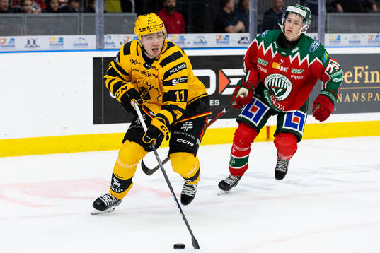 Skellefteås Max Lindholm och Frölundas Pontus Johansson