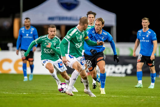 Brages Jacob Stensson och Halmstads Villiam Dahlström