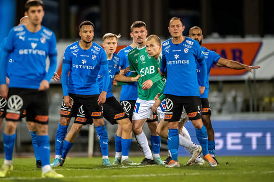 Halmstads Marcus Olsson, Albin Ahlstrand och Brages