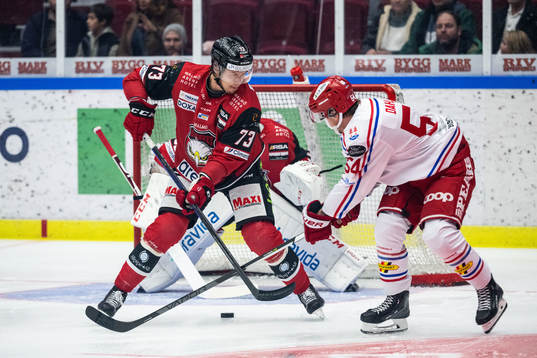 Malmö Redhawks Adam Ollas Mattsson och Timrås Jonathan