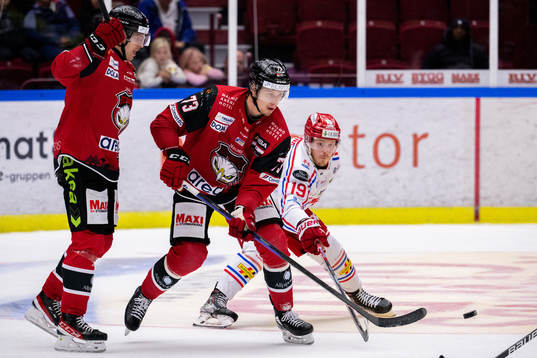 Malmö Redhawks Adam Ollas Mattsson och Timrås Erik