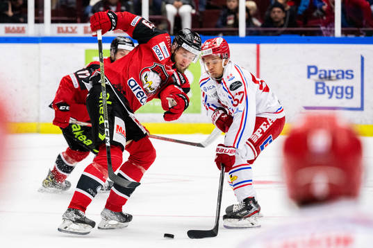 Malmö Redhawks Kristian Vesalainen och Timrås Anton Wedin