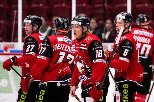 Malmö Redhawks Marcus Sylvegård och Theodor Johnsson