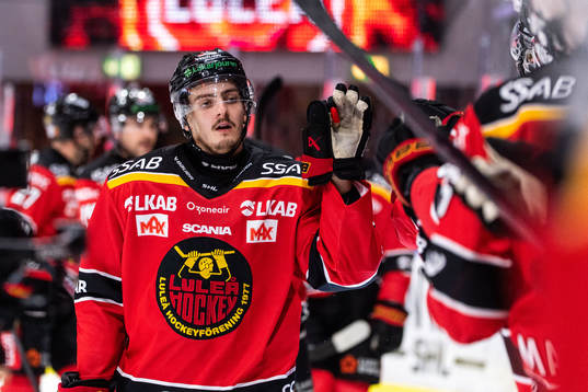Luleås Isac Brännström jublar
