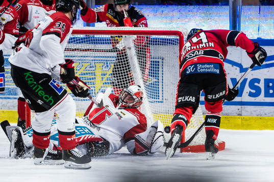 Örebros målvakt Jhonas Enroth och Luleås Brendan
