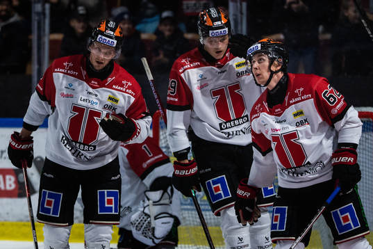 Örebros Gustav Backström, Milton Oscarson och Robert