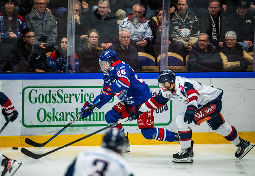 Oskarshamns Lukas Pilö och Linköpings Christoffer Ehn