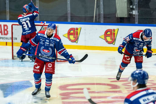Oskarshamns Ahti Oksanen och Lukas Pilö deppar