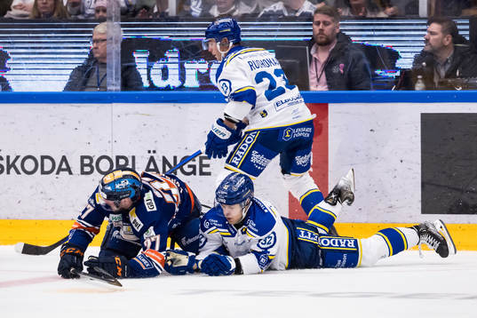 Växjös Martin Lundberg och Leksands Jesper Kandergård