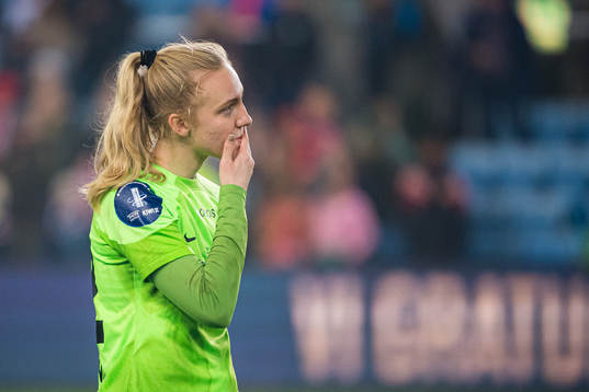 Sunniva Skoglund of Stabæk looks dejected