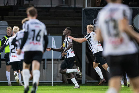 Landskronas Ousmane Diawara jublar
