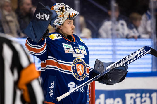 Växjös målvakt Emil Larmi