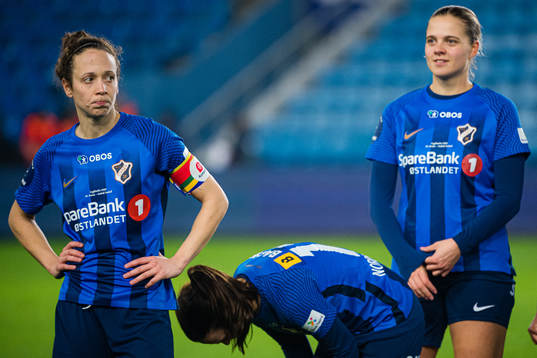 Melissa Linn Berman Bjånesøy of Stabæk looks dejected