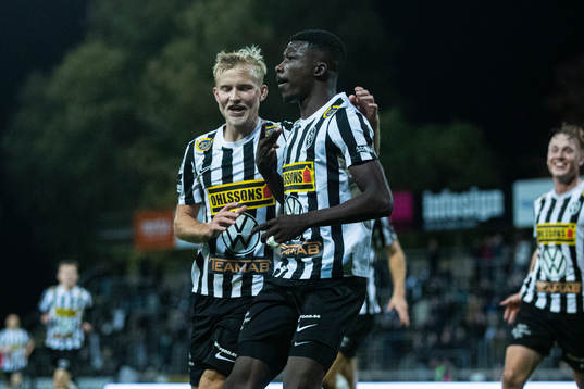 Landskronas Ousmane Diawara jublar