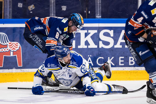 Växjös Ludvig Claesson och Leksands Marek Hrivik